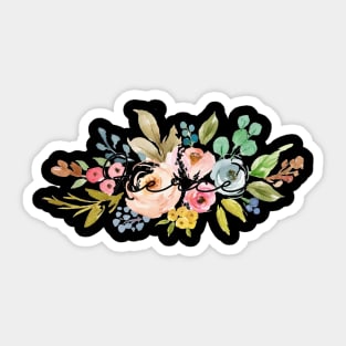 Fierce Floral Bouquet Sticker